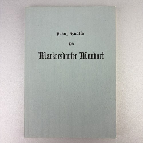 Buch die markersdorfer - buch, "die