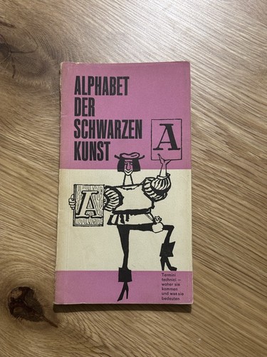 Alphabet der schwarzen kunst - alphabet,
