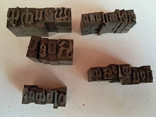 Buchdruck drucken lettern - drucken,