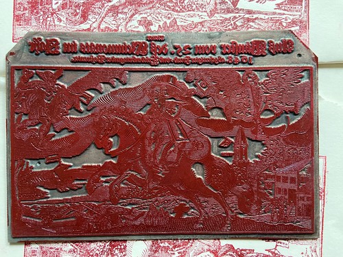 Klischee buchdruck stempel - buchdruck,