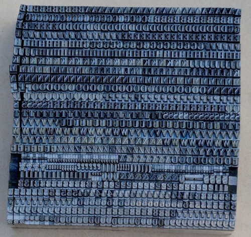 Lichte bodoni 10p bleischrift - lichte,
