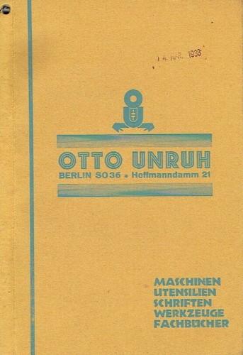Firma otto unruh - unruh, berlin