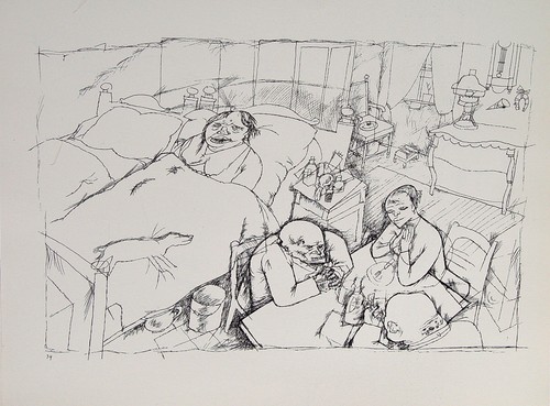 George grosz berlin interieur - grosz,