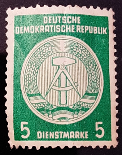 Ddr dienstmarke pf - 5,