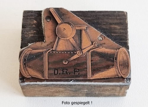 Antiker buchdruck klischee - buchdruck,