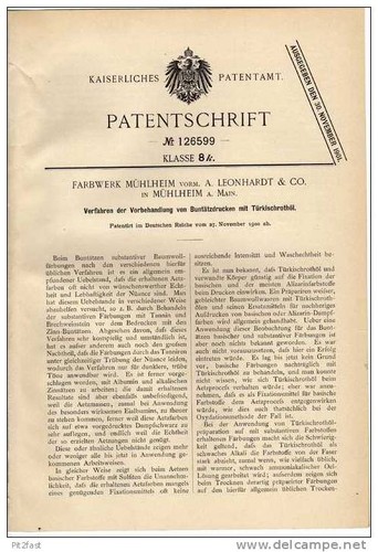 Original patentschrift - original,