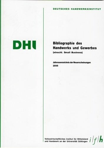 Bibliographie des handwerks - bibliographie,