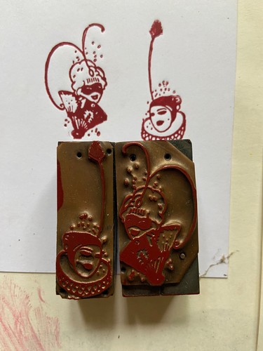 Klischee buchdruck stempel - klischee,