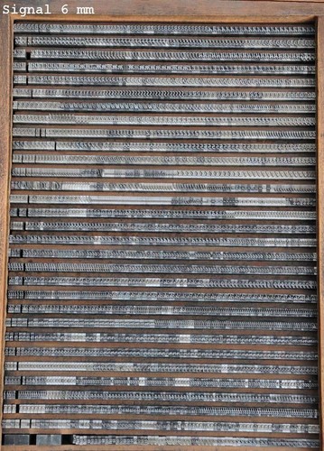 Signal bleischrift 6 mm - 6,