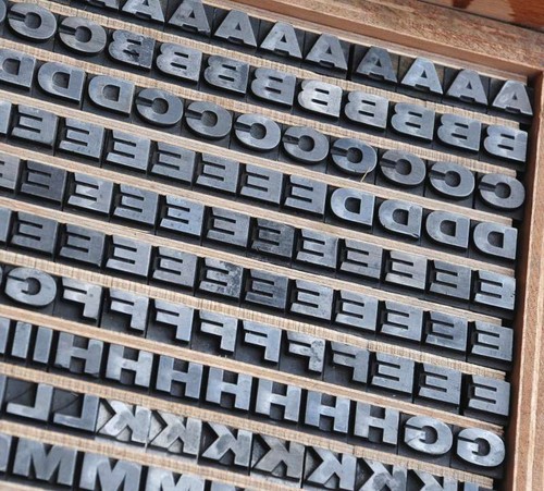 Fette bleischrift 14mm - bleischrift,